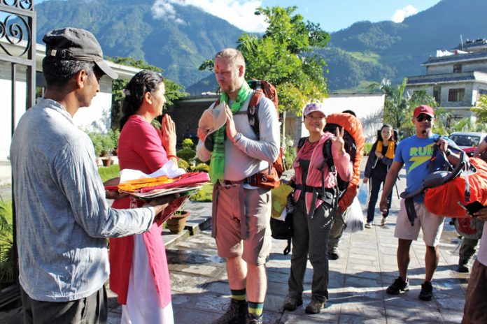 Foreign Tourists in Nepal (File Photo) Photo THT